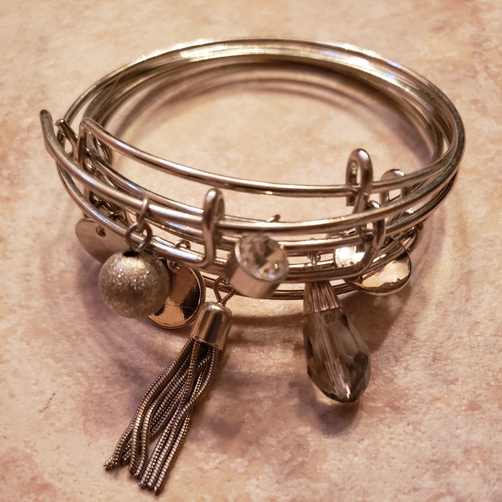 Christopher And Banks Stackable Charm Bracelets